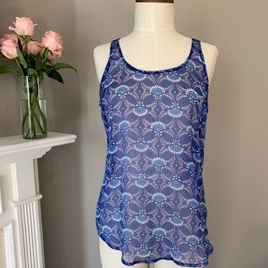 Old Navy Blue and White top